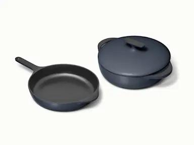 Cast Iron Skillet & Braiser Duo
